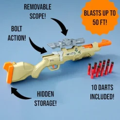 Calendar Holdings, LLC Huntsman Alpha Ambush Rifle - Ultimate Outdoor Blaster* Nerf & Toy Blasters|Nerf & Toy Blasters