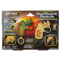 Calendar Holdings, LLC Huntsman Dual Pocket Rockets Foam Dart Blaster* Nerf & Toy Blasters|Nerf & Toy Blasters