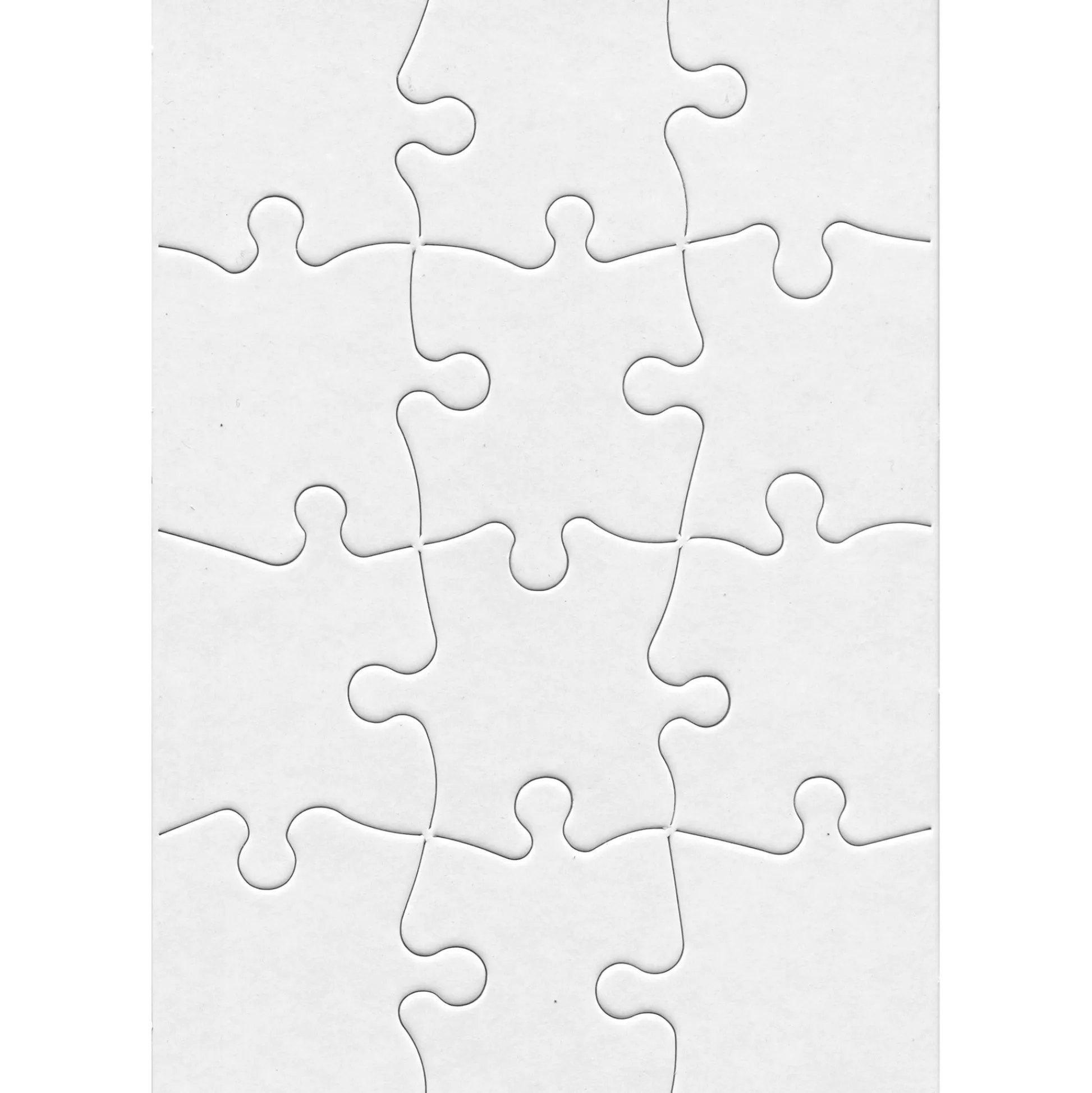 Educators Resource Hygloss Compoz-A-Puzzle Rectangular DIY Puzzle Kit - 24 Pack, 12 pcs* Puzzles