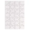 Educators Resource Hygloss Create-Your-Own 28-Piece Rectangle Puzzle - 24 Pack* Puzzles|Crafts & Activities
