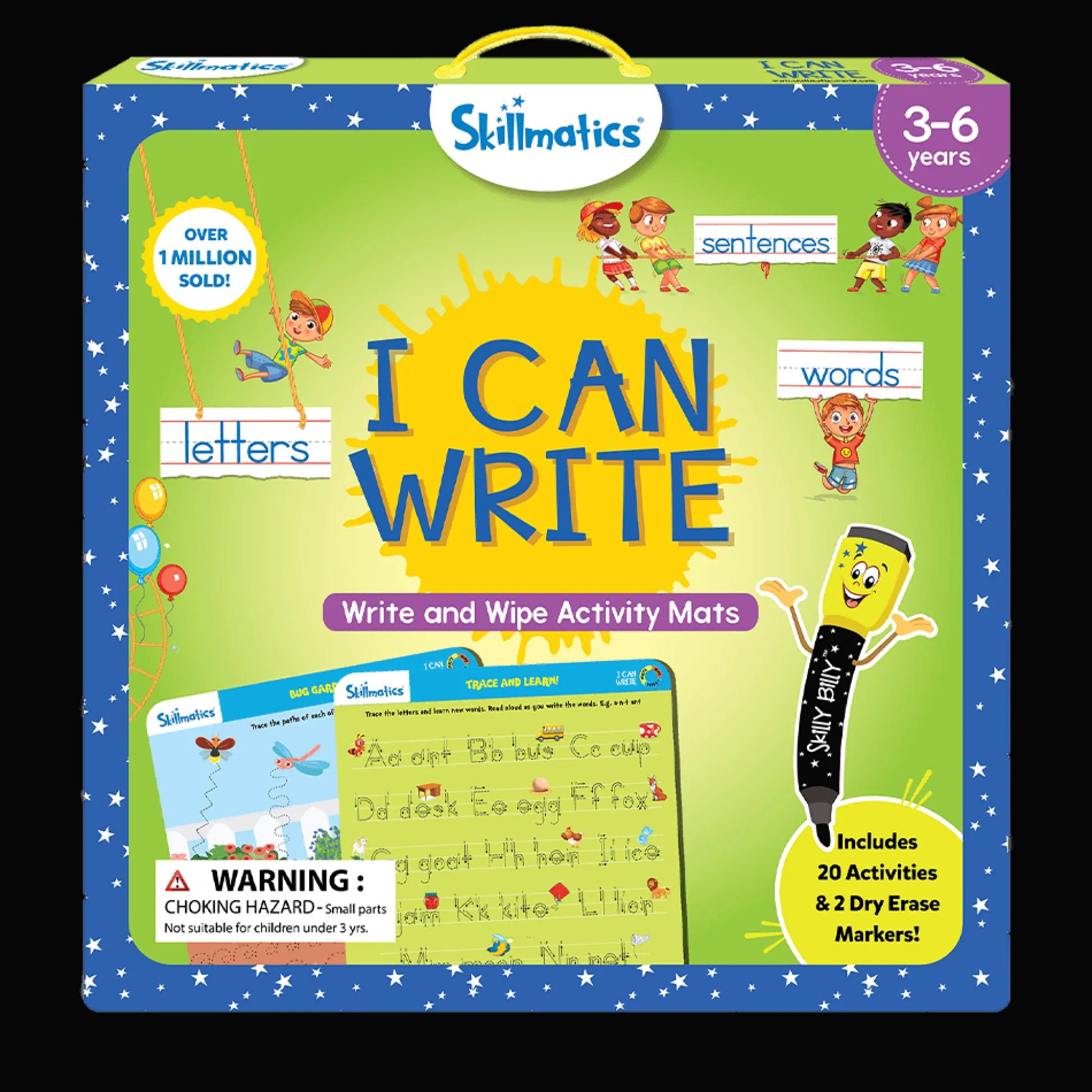 Skillmatics I Can Write - Reusable Educational Activity Mats Set* Crafts & Activities