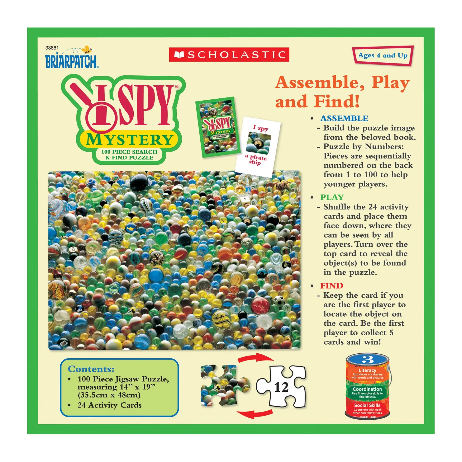 AreYouGame I Spy Mystery Search & Find Puzzle - 100 pc* Puzzles