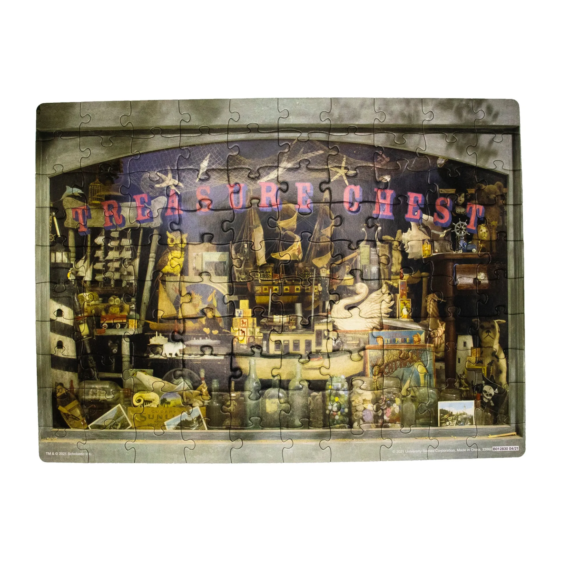 AreYouGame I Spy Treasure Hunt Pirate-Themed Jigsaw Puzzle - 100 pc* Puzzles
