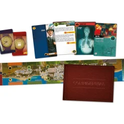Flat River Group IELLO Guilty: Monaco 1955 Cooperative Deduction Board Game* Role-Playing Games|Board Games