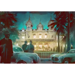 Flat River Group IELLO Guilty: Monaco 1955 Cooperative Deduction Board Game* Role-Playing Games|Board Games
