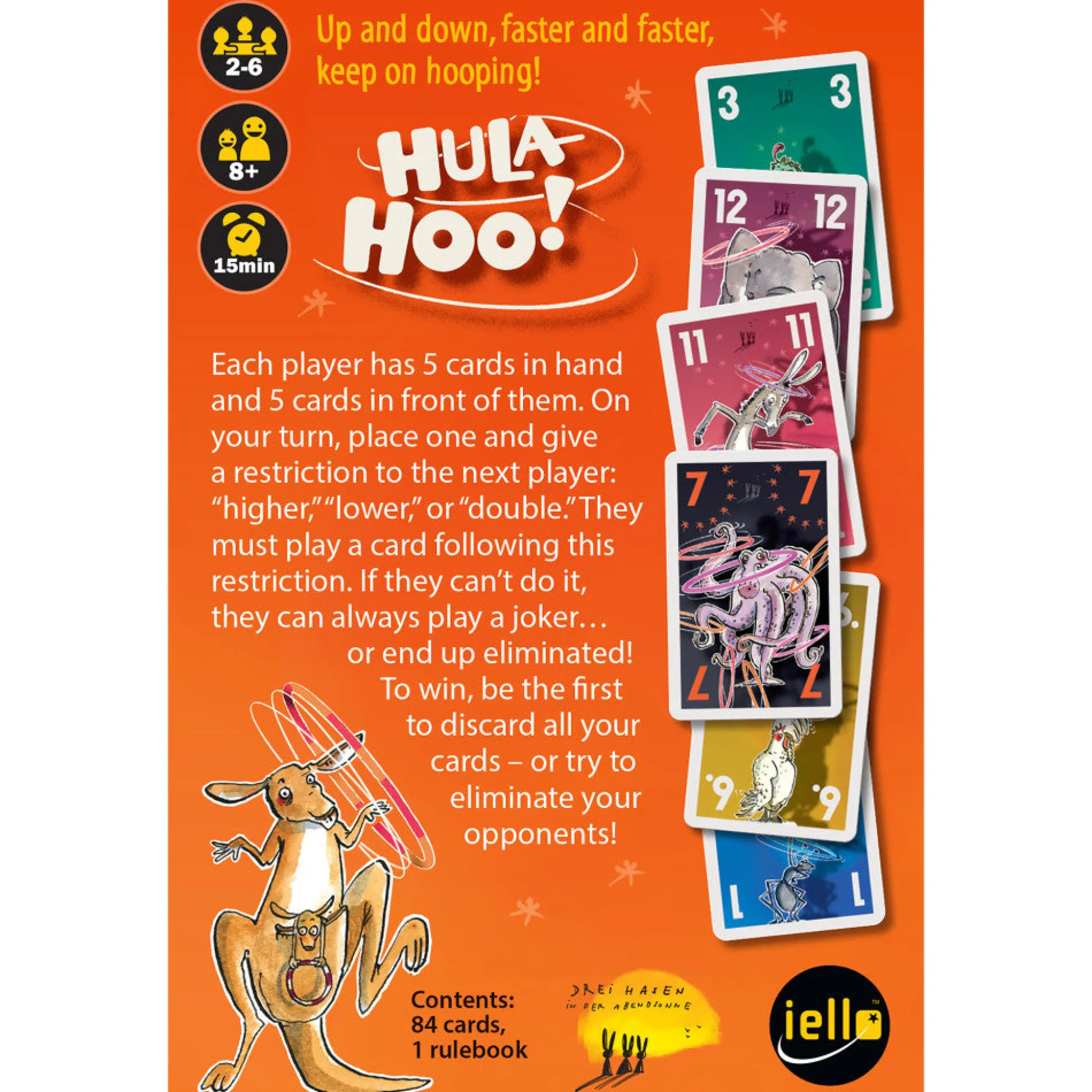 Flat River Group IELLO Hula Hoo Dynamic Card Game for Families* Card Games