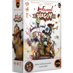 Flat River Group IELLO Infernal Wagon Cooperative Quick Party Game* Family & Entertainments Games