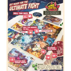 Flat River Group IELLO King of Tokyo: Duel - Epic Monster Showdown Board Game* Role-Playing Games|Board Games