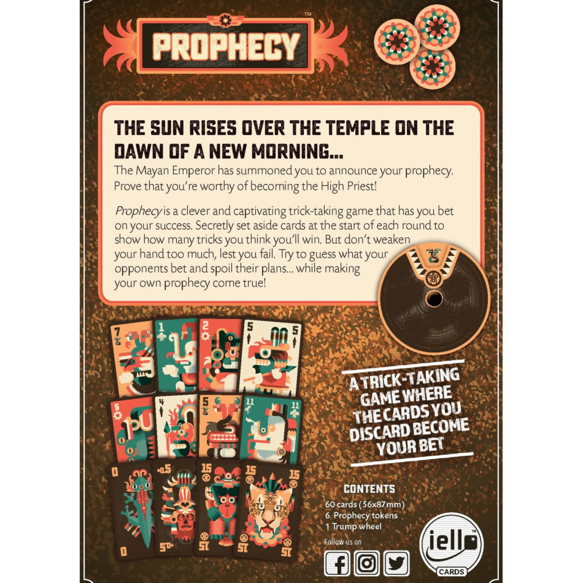 Flat River Group IELLO Prophecy Mayan-Themed Strategic Card Game* Card Games