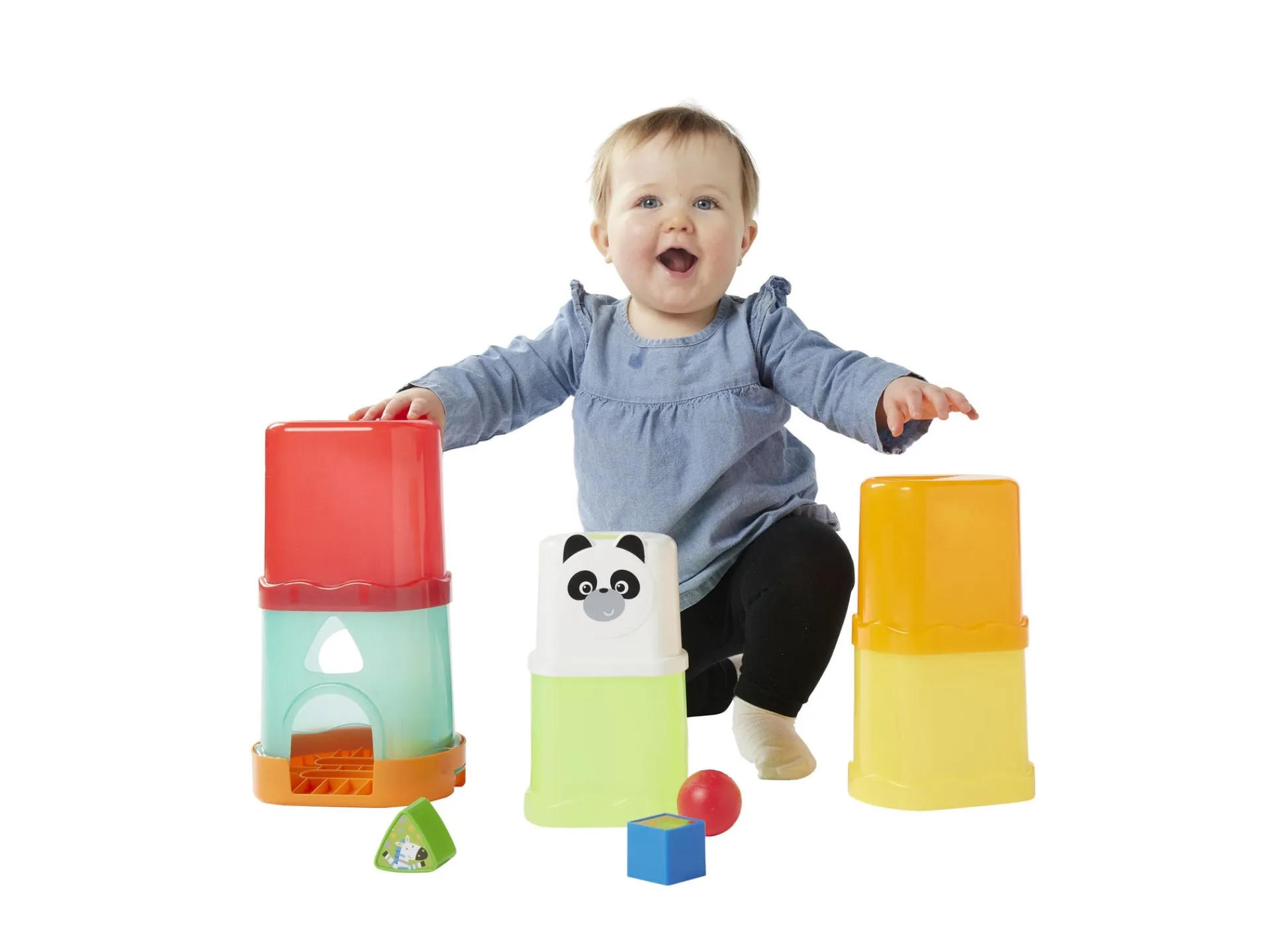 Macy's - Supplier Imaginarium Drop and Roll Stacking Cups for Playful Learning* Preschool Education Toys & Activities|Blocks, Sorting & Stacking Toys