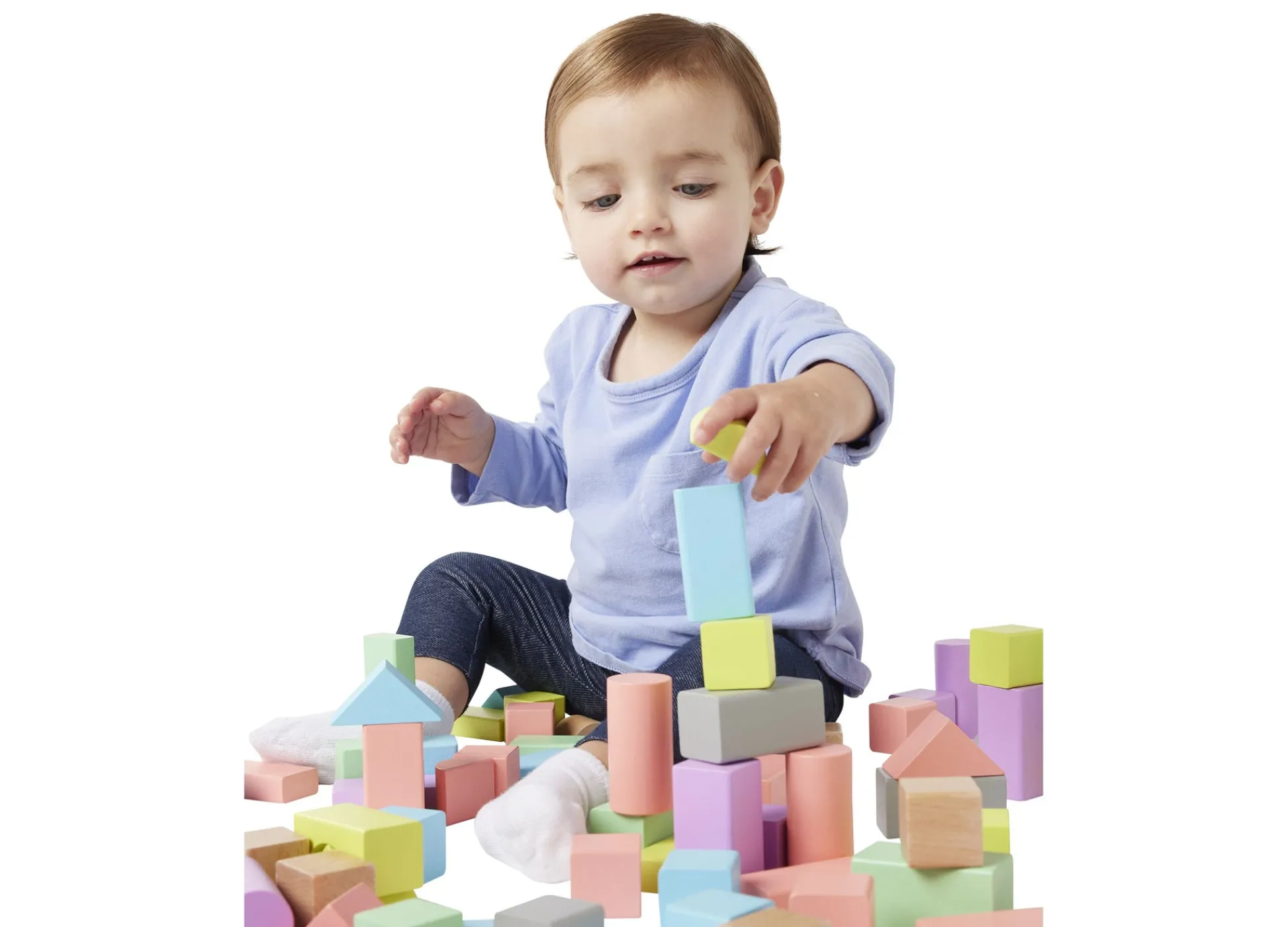 Macy's - Supplier Imaginarium 100-Piece Wooden Block Set - Colorful Building Blocks for Creative Play* Imaginarium|Wood & Jumbo Blocks