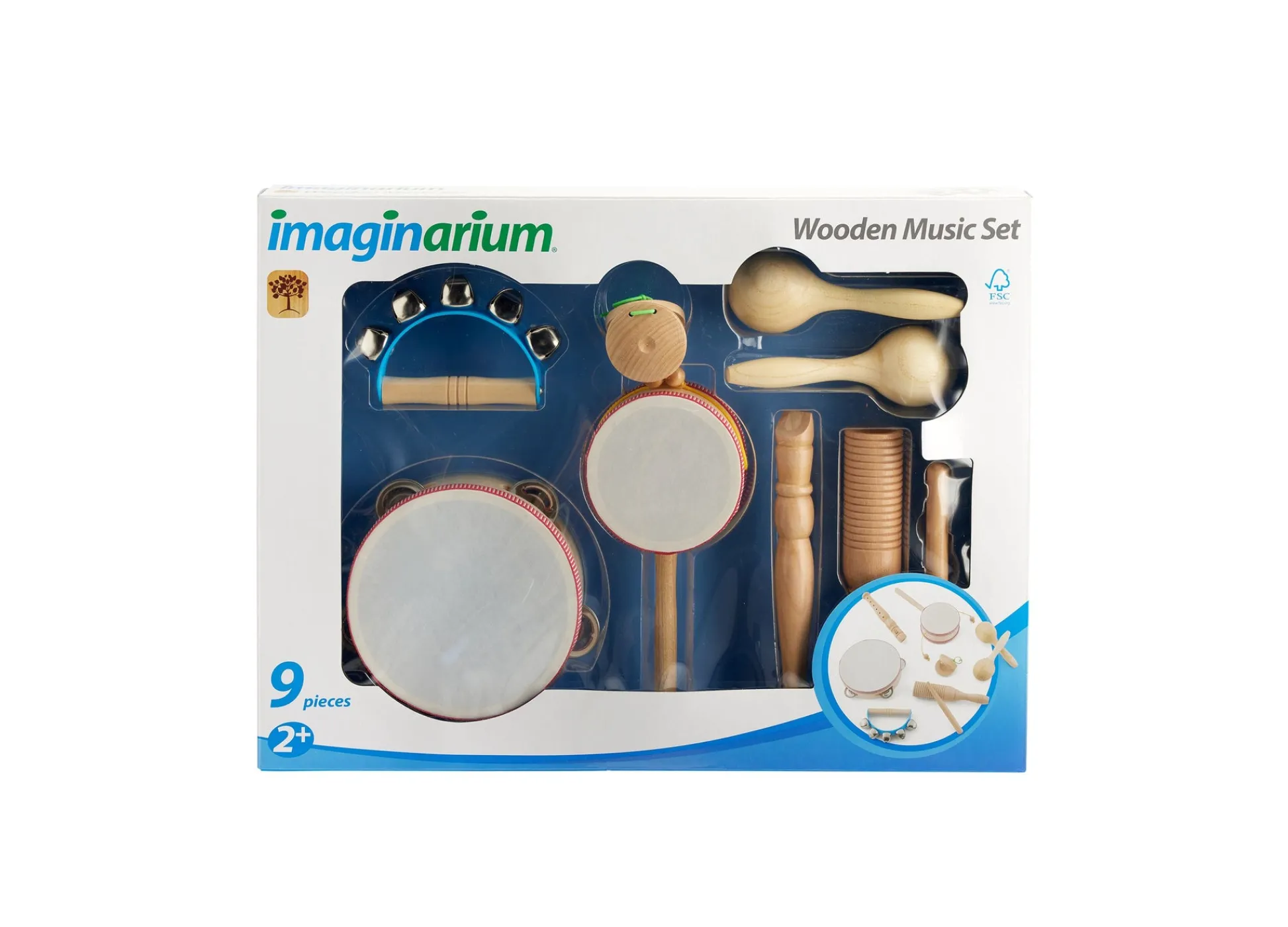 Macy's - Supplier Imaginarium 9-Piece Wooden Music Set* Musical & Sound Toys|Musical Toys & Instruments
