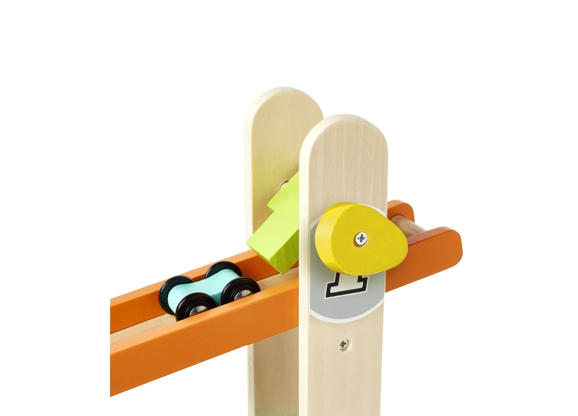 Macy's - Supplier Imaginarium Wooden Drop and Go Ramp Racer Playset with 4 Racing Cars* Preschool Education Toys & Activities|Preschool Vehicles