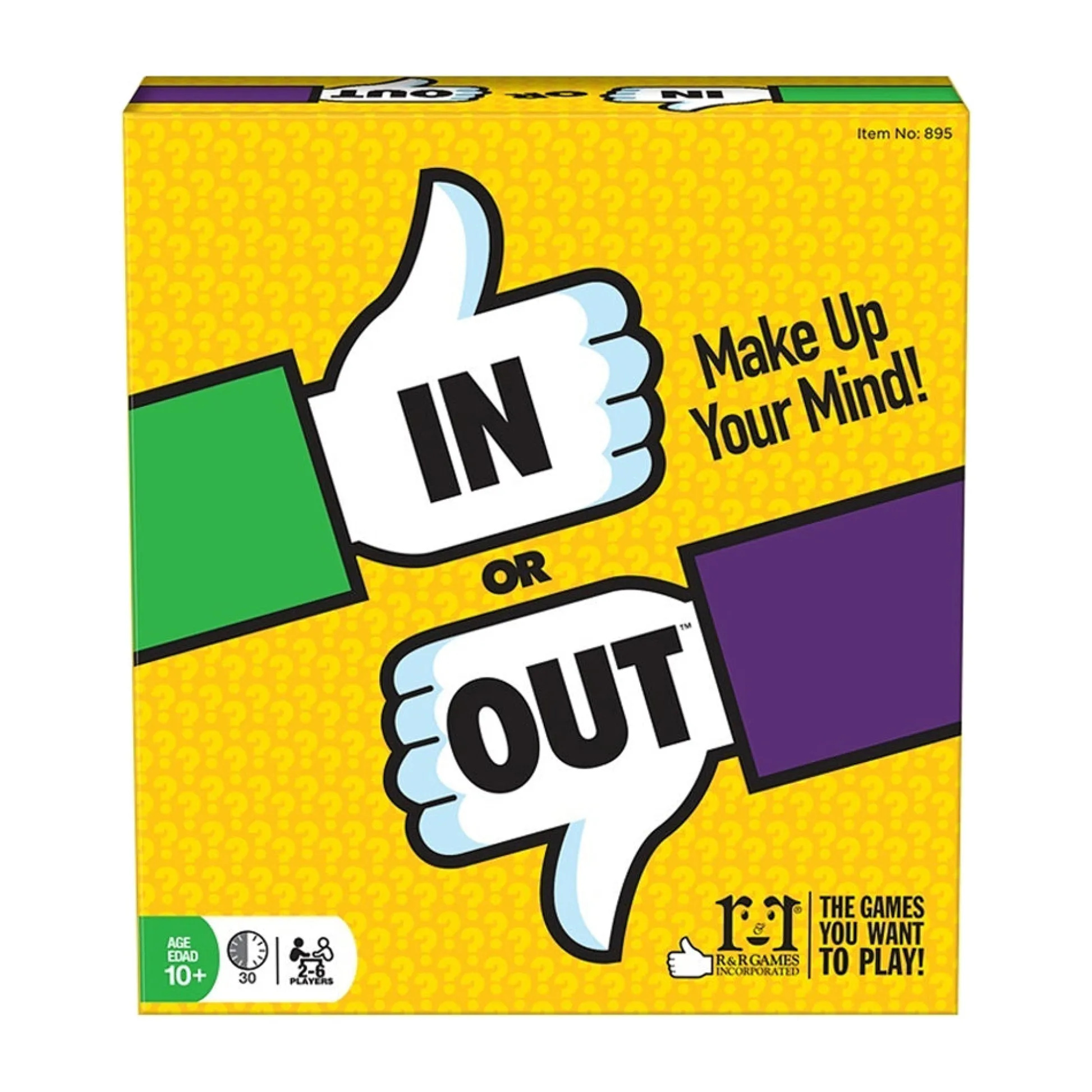 AreYouGame In or Out Strategy Card Game by R&R Games* Card Games