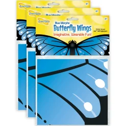 Educators Resource Insect Lore Morpho Butterfly Dress-Up Wings, Blue, 3-Pack* Dress Up & Accessories|Dress Up