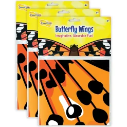 Educators Resource Insect Lore Vibrant Painted Lady Butterfly Wings for Kids, 3-Pack* Dress Up & Accessories|Dress Up