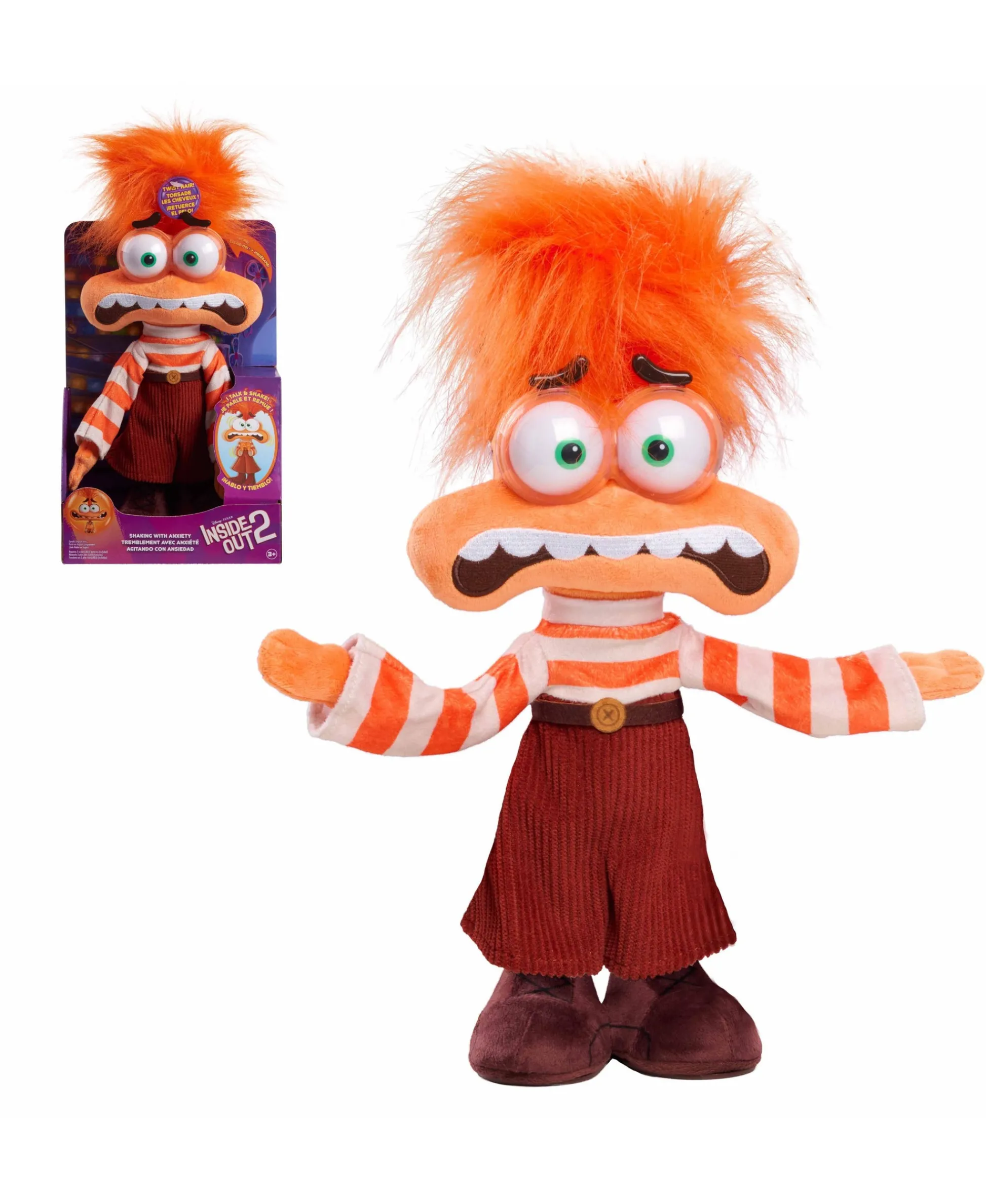 Macy's - Supplier Inside Out 2 Anxiety Interactive Feature Plush Toy* Interactive Dolls & Pets|Stuffed Animals & Plush Toys