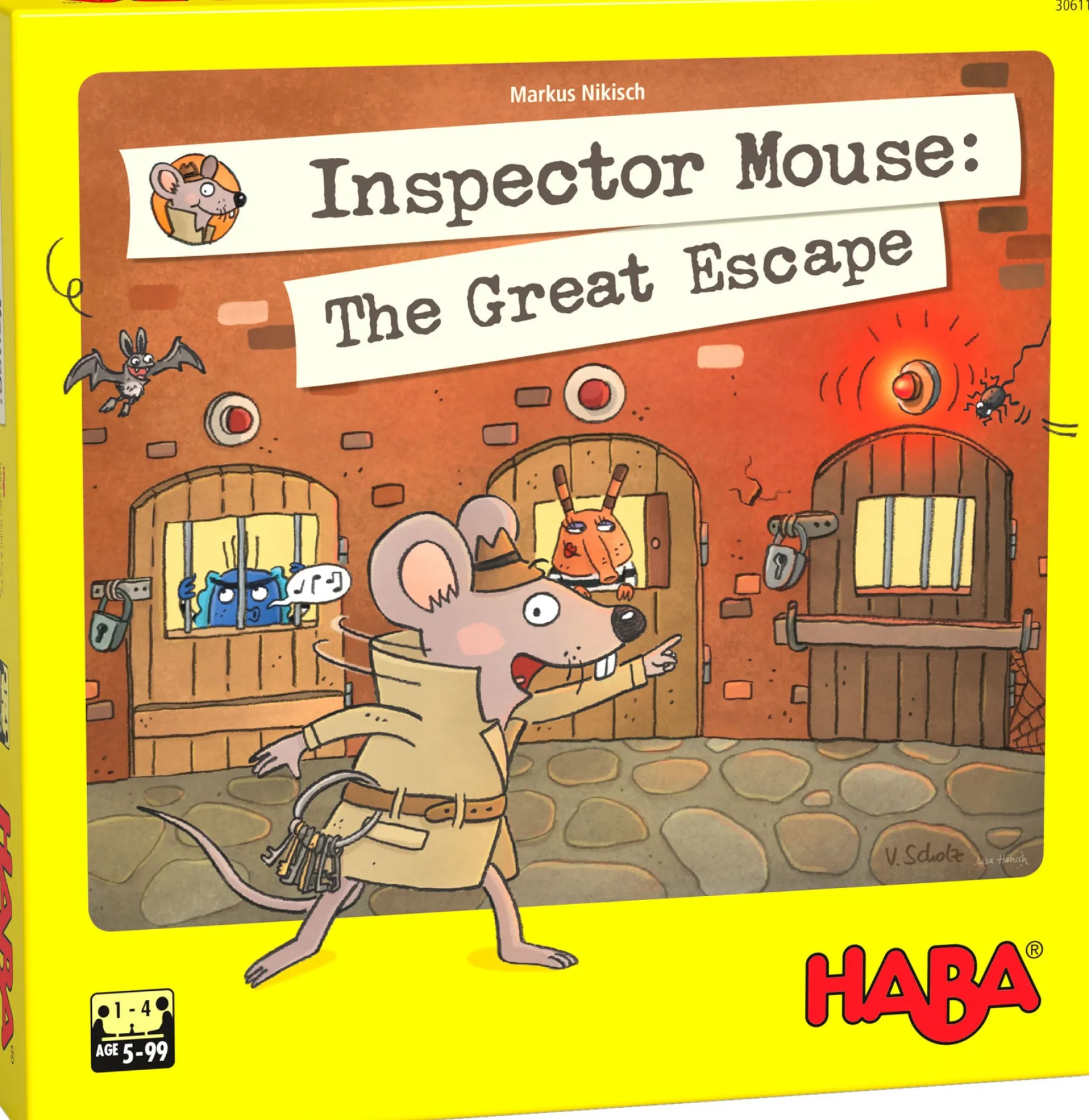 HABA USA Inspector Mouse: The Great Escape Memory Skill Board Game* Board Games|Role-Playing Games