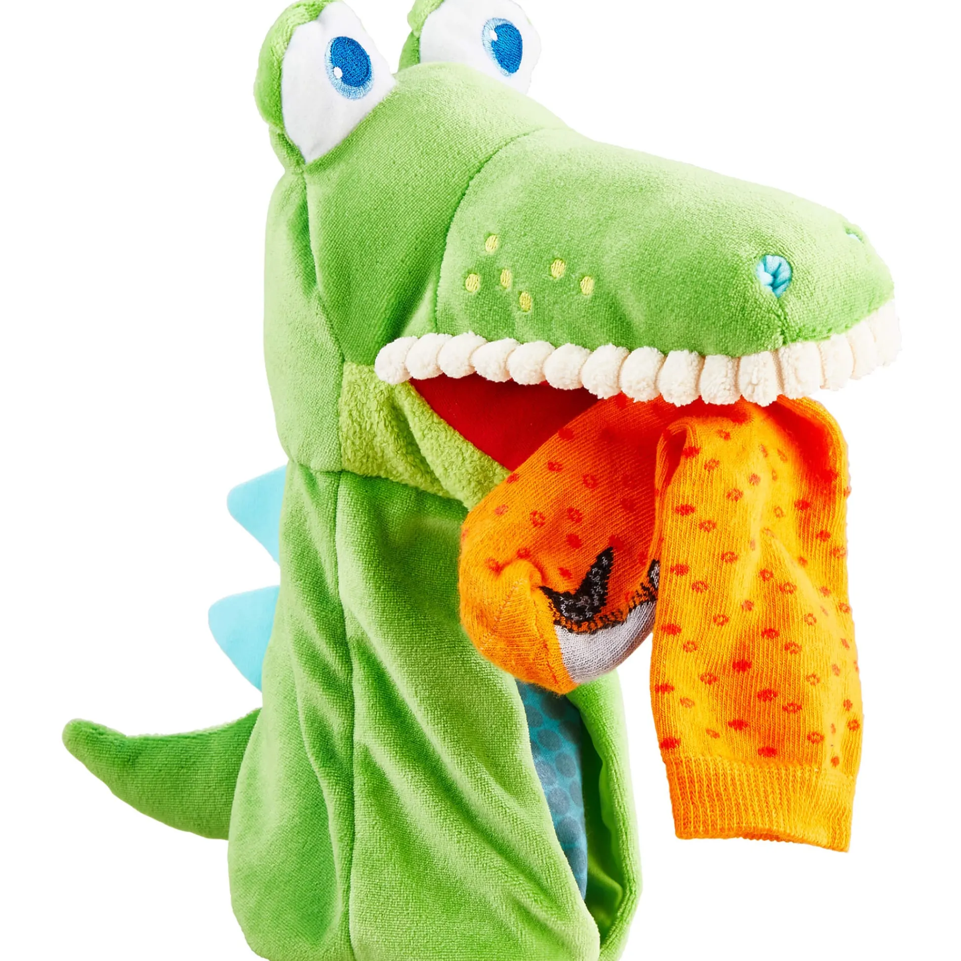 HABA USA Interactive Eat-It-Up Croco Glove Puppet for Creative Play* Puppets & Puppet Theaters|Dress Up