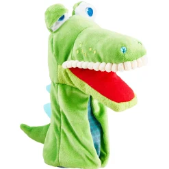 HABA USA Interactive Eat-It-Up Croco Glove Puppet for Creative Play* Puppets & Puppet Theaters|Dress Up