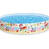 Flat River Group Intex Snapset Pool - Fun at The Beach, 5'x10', with Snorkel Pattern* Swimming Pools & Water Toys