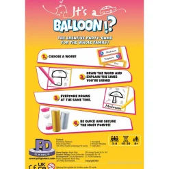 Flat River Group It's A Balloon Word Guessing Drawing Game by Rio Grande Games, Ages 8+* Board Games|Role-Playing Games