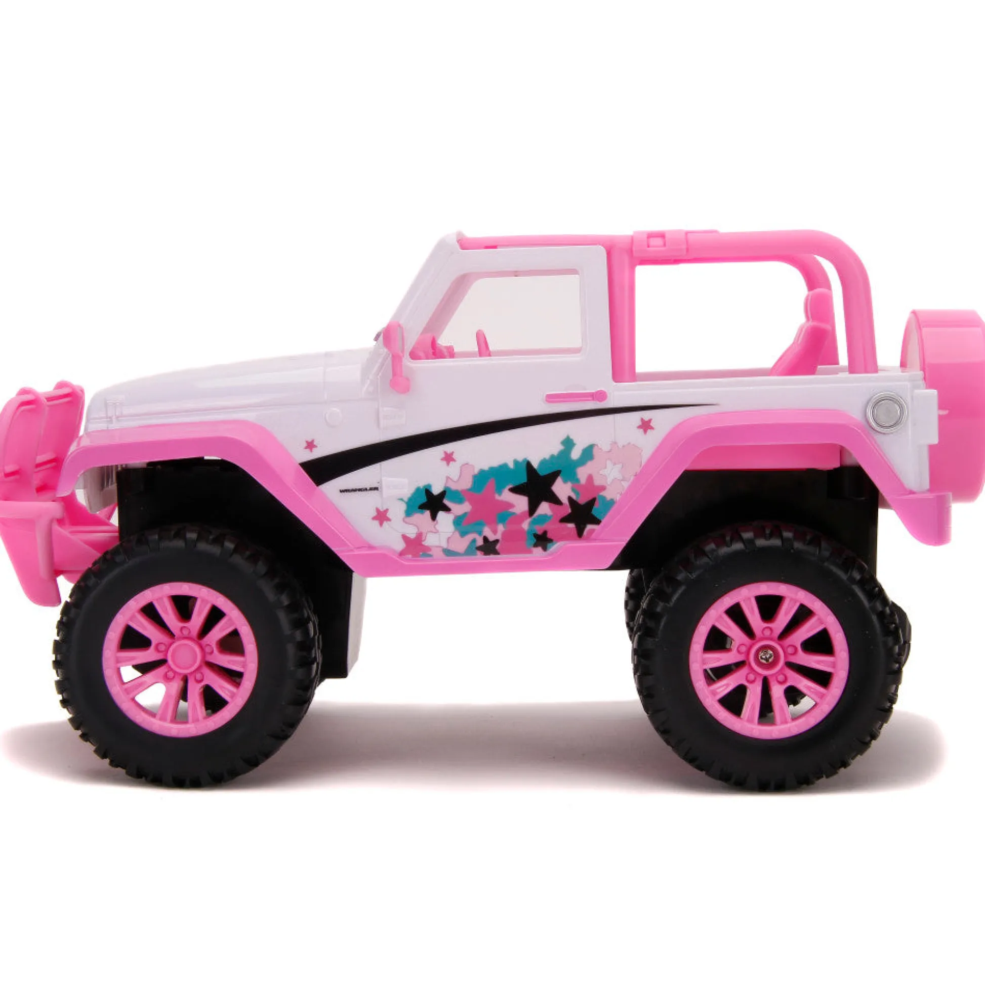 Flat River Group Jada Toys Girlmazing Pink 1:16 Scale RC Jeep with Exclusive Star Deco* Rc Cars & Flight