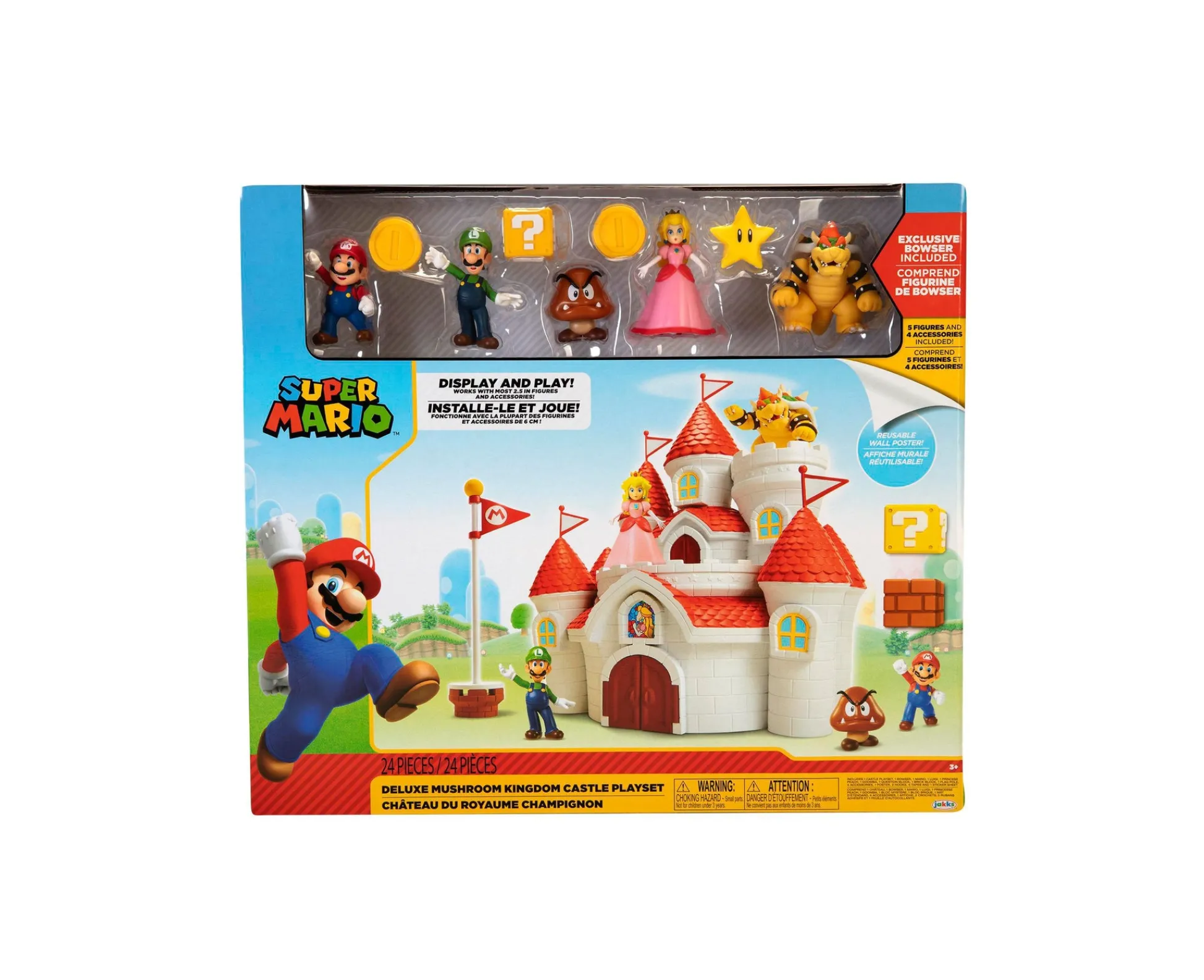 Macy's - Supplier Jakks Nintendo Deluxe Mushroom Kingdom Castle Playset - Bowser* Playsets & Vehicles