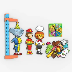 Educators Resource JAX Ltd. How Tall Am I? Animal Stacking Game* Role-Playing Games|Board Games