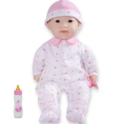 Educators Resource JC Toys La Baby Soft 16" Doll with Pink Sleeper and Pacifier* Baby Dolls|Stuffed Animals & Plush Toys