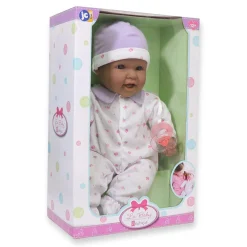 Educators Resource JC Toys La Baby Soft 16-inch Doll - Purple Outfit with Pacifier* Social & Emotional Skills|Baby Dolls