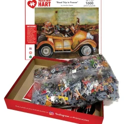 Flat River Group Jennifer Garant Road Trip in France 1000-Piece Premium Puzzle* Puzzles