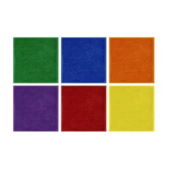 Educators Resource Joy Carpets & Co Joy in a Box - Vibrant Classroom Carpet Squares, 24 Pack* Preschool Education Toys & Activities