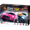 Flat River Group Joysway SuperFun 203 - 1/43 Scale USB-Powered Slot Car Racing Set with LED Headlights and Lap Counter* Playsets & Racetracks
