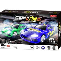 Flat River Group Joysway SuperFun 205 1:43 Scale USB-Powered Slot Car Racing Set with LED Headlights* Playsets & Racetracks