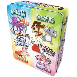 Flat River Group Jumbo Kids Classic Card Games Collection Tin - 4 Game Set* Card Games