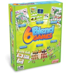 Flat River Group Junior Learning 6 Blend Games - Educational Board Game for Kids* Board Games|Role-Playing Games