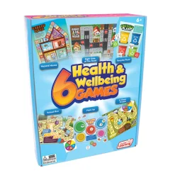 Flat River Group Junior Learning 6 Health and Wellbeing Educational Games Set* Board Games|Role-Playing Games