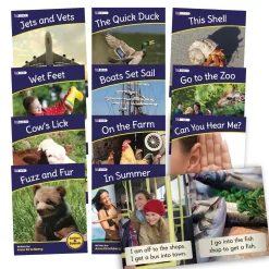 Flat River Group Junior Learning - Letters & Sounds Phase 3 Set 2 - Non-Fiction Educational Learning Set* Reading, Writing & Speech