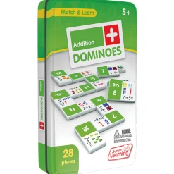 Educators Resource Junior Learning Addition Dominoes - Educational Math Game* Math Toys|Math, Counting & Time