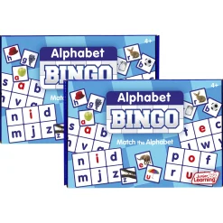 Educators Resource Junior Learning Alphabet Bingo Game - Double Pack* Preschool Education Toys & Activities