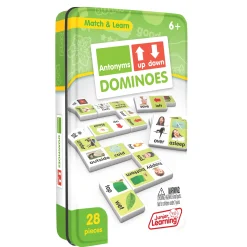 Educators Resource Junior Learning Antonyms Match & Learn Dominoes - Educational Set - Pack of 2* Dominoes & Tiles Games