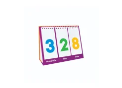 Flat River Group Junior Learning Base Ten Flip Card Set - Educational Math Tool* Math Toys|Math, Counting & Time