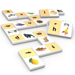 Educators Resource Junior Learning Beginning Sounds Dominoes - Vibrant Learning Game - 2 Sets* Preschool Education Toys & Activities