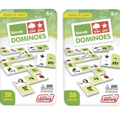 Educators Resource Junior Learning Blends Dominoes - Educational Learning Set for Kids* Dominoes & Tiles Games