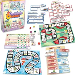 Flat River Group Junior Learning Comprehension Quest Board Game - Language Arts for Ages 6-9* Role-Playing Games|Board Games
