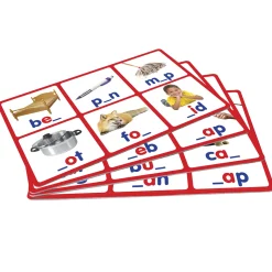 Educators Resource Junior Learning CVC Bingo Game Set - Consonant Vowel Consonant Learning Kit* Preschool Education Toys & Activities
