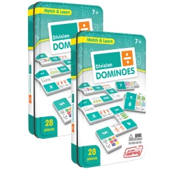 Educators Resource Junior Learning Division Whiz Match & Learn Dominoes - Double Fun Pack* Dominoes & Tiles Games
