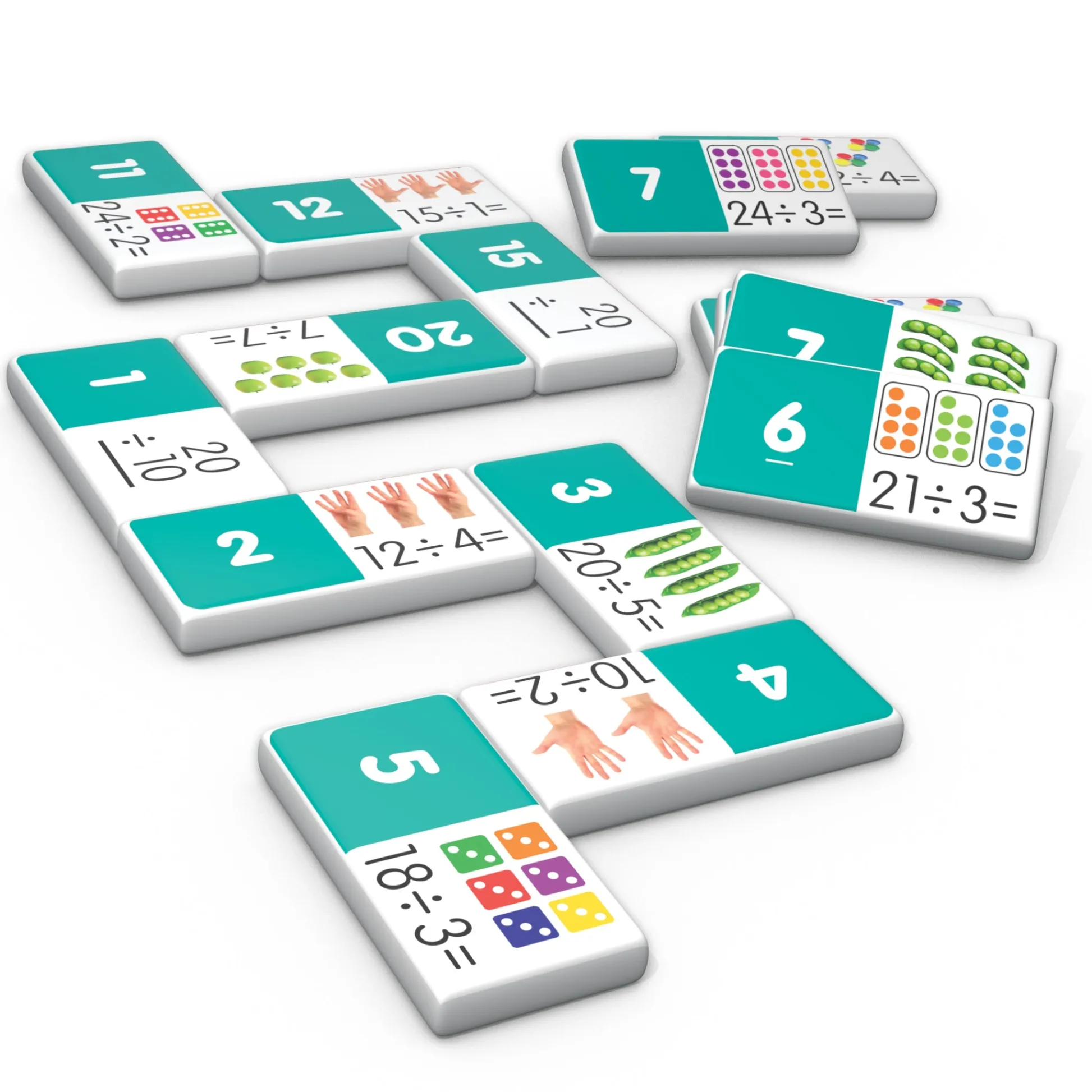 Educators Resource Junior Learning Division Whiz Match & Learn Dominoes - Double Fun Pack* Dominoes & Tiles Games