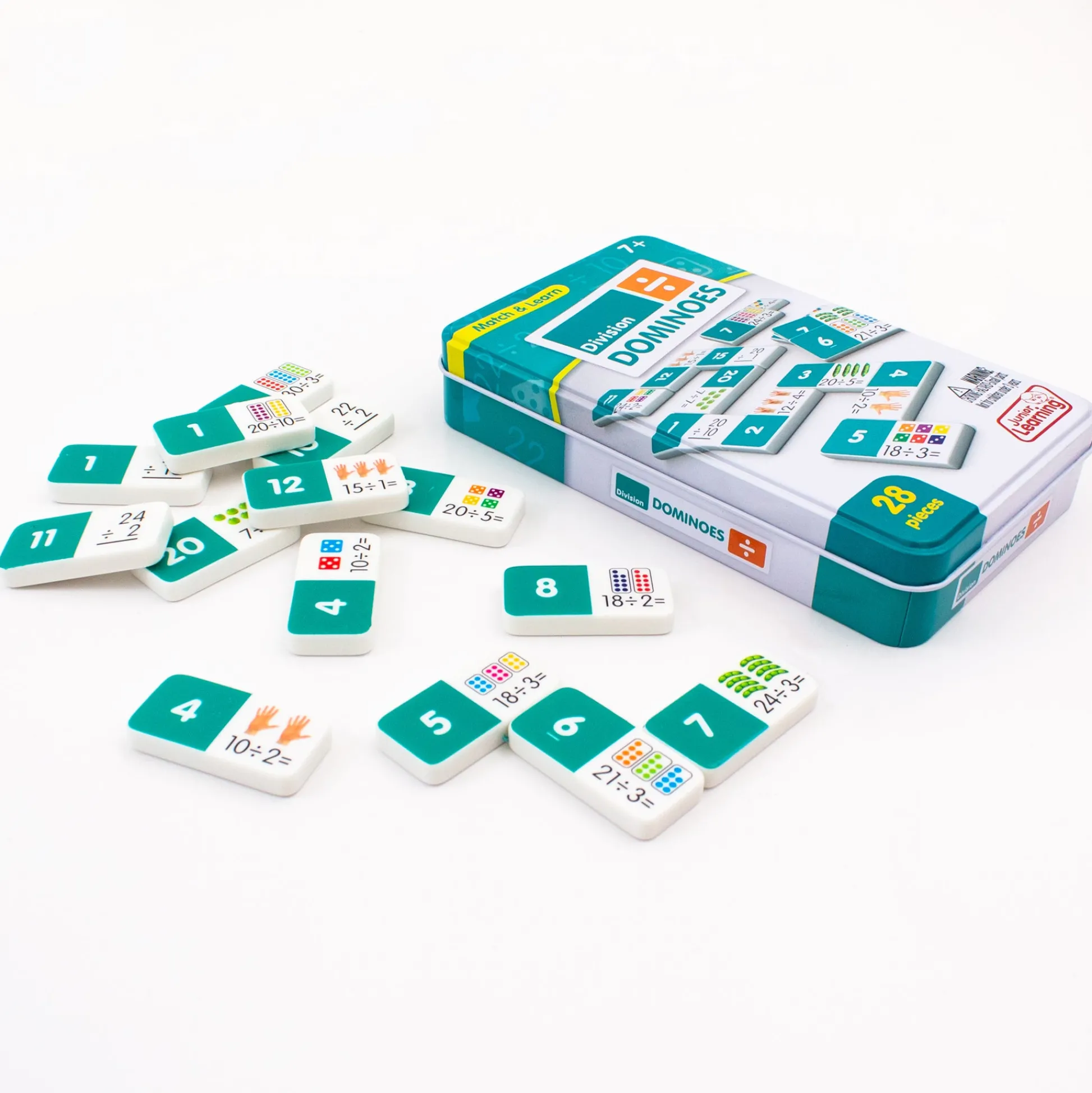 Educators Resource Junior Learning Division Whiz Match & Learn Dominoes - Double Fun Pack* Dominoes & Tiles Games